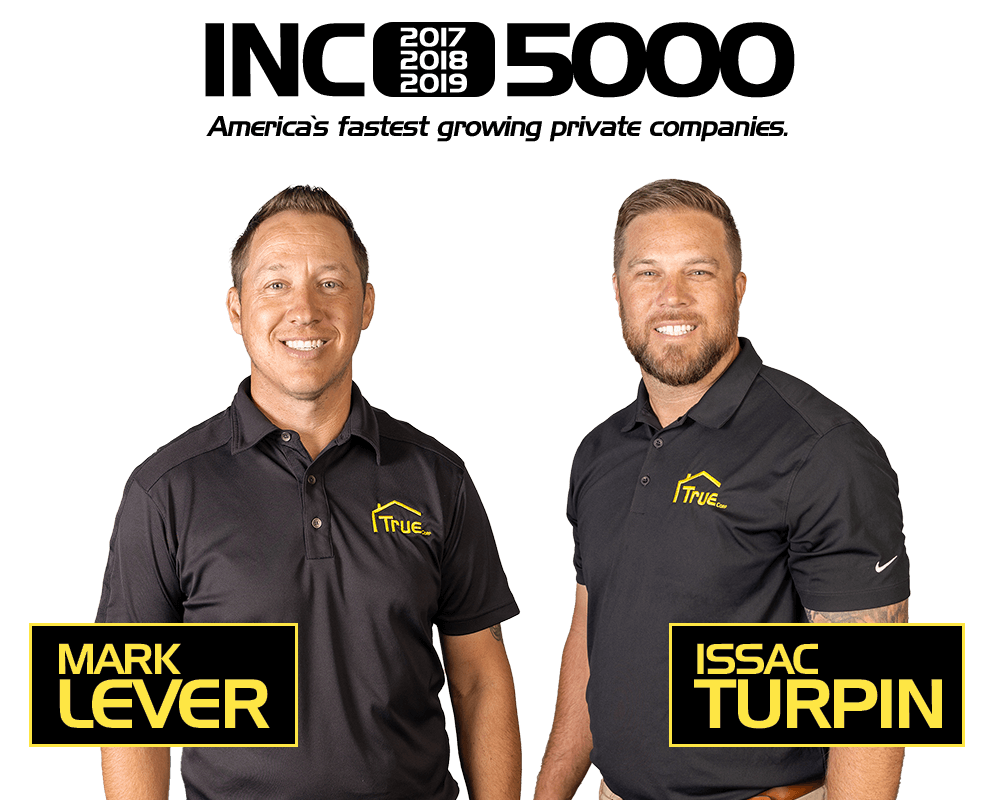 True Roofers owners, Mark Lever and Issac Turpin.
